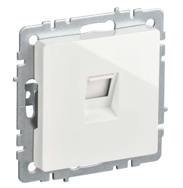 BRITE Розетка комп. RJ45 кат.5E РК10-БрБ бел.
